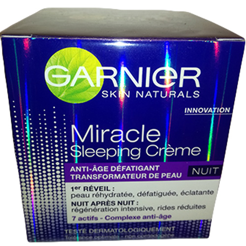 Avis Miracle Sleeping Creme - Garnier - Soin du visage