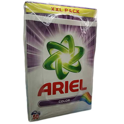 Ariel compact lessive en poudre regulier, 50 lavages, 3,25kg